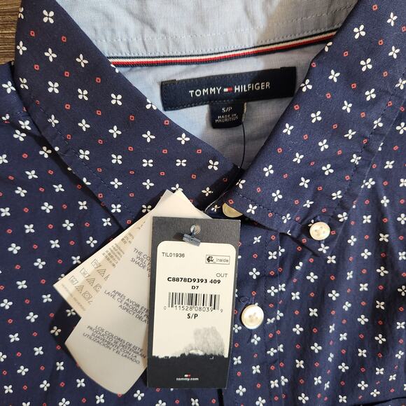 Tommy Hilfiger Men's Long Sleeve Dress Shirt Size S - Picture 3 of 7